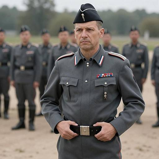 WWII-era German Officer Outdoor Portrait
