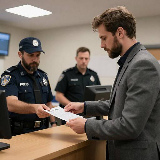 Check-in Encounter with Uniformed Officers