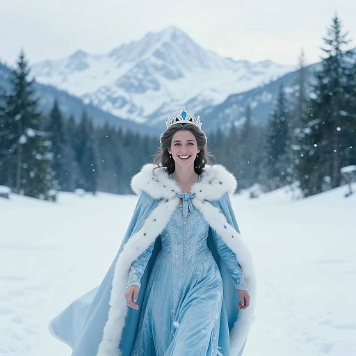Regal Ice Queen in Snowy Realm