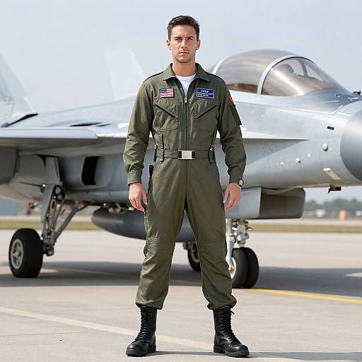 Top Gun Pilot Flight Suit Costume