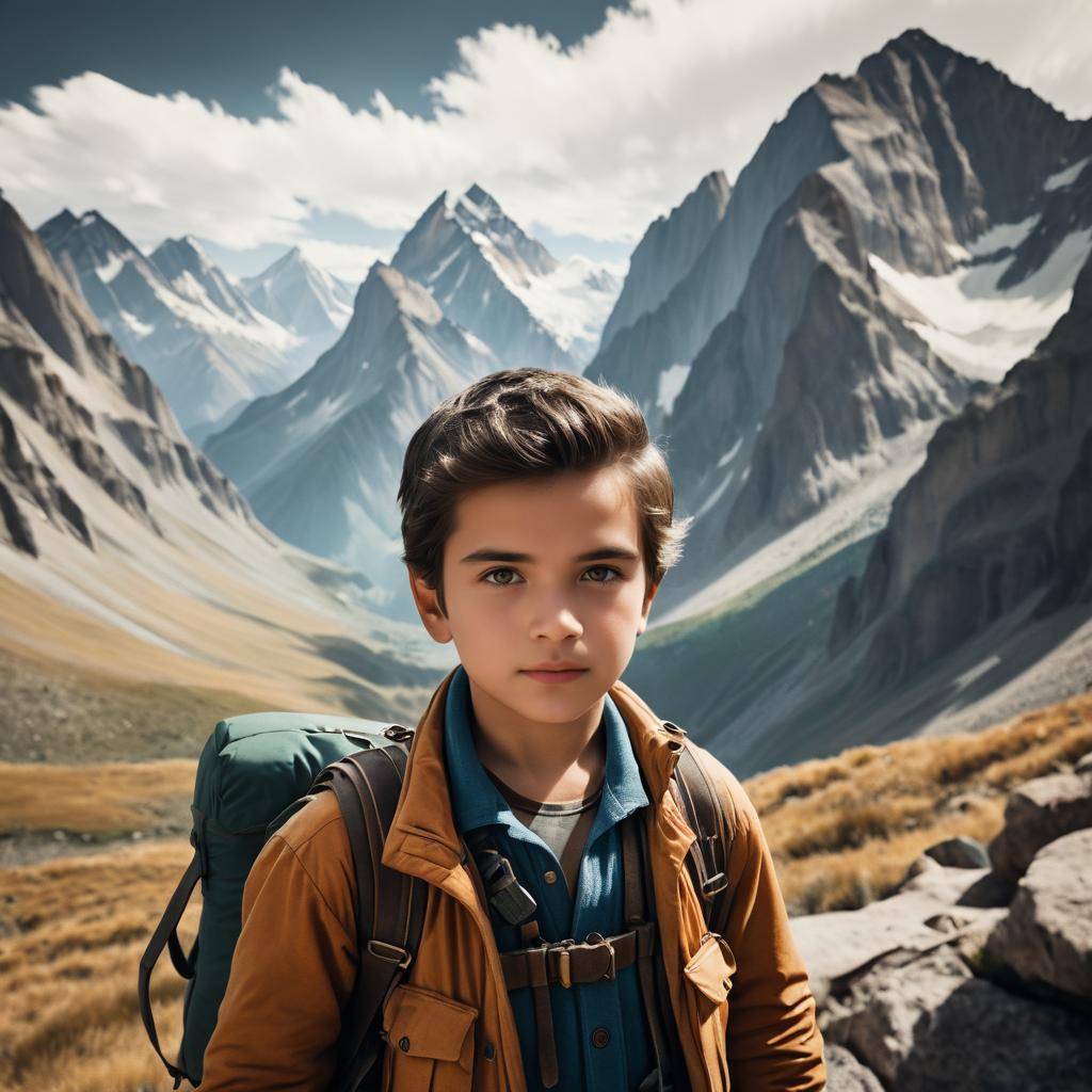 Cinematic Portrait of Young Explorer