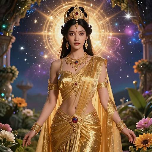 Lalita as Celestial Goddess