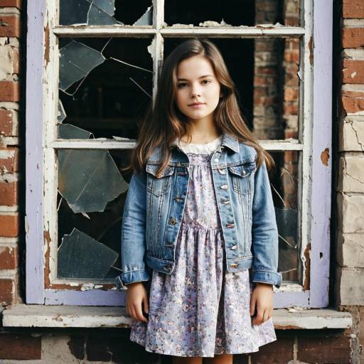 Charming Kids Fashion in Urban Setting