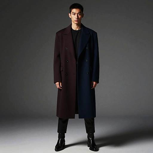 Avant-Garde Male Outfit in Jewel Tones