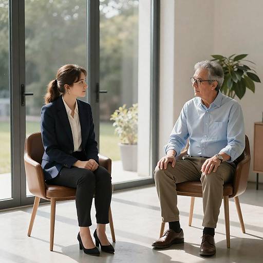 Intimate Moment Between Two Individuals