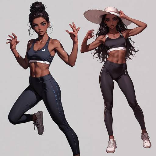 Cheerful Petite African Girl in Motion Cheerful Petite African Girl in Motion