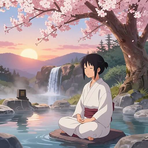 Yamabushi Meditation at Kyoto Hot Spring