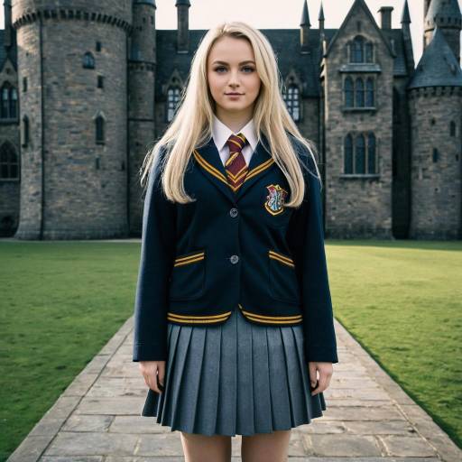 Realistic Luna Lovegood at Hogwarts