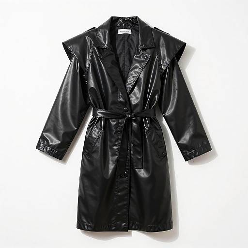 Avant-Garde Latex Robe Fashion