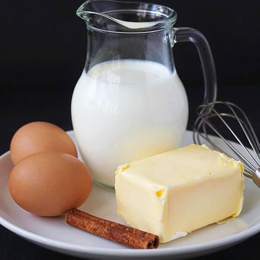 Artistic Kitchen Ingredients Close-Up