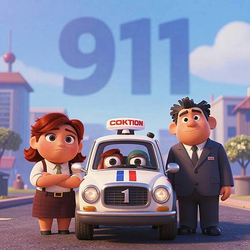 Pixar-Style 9/11 Memorial Animation