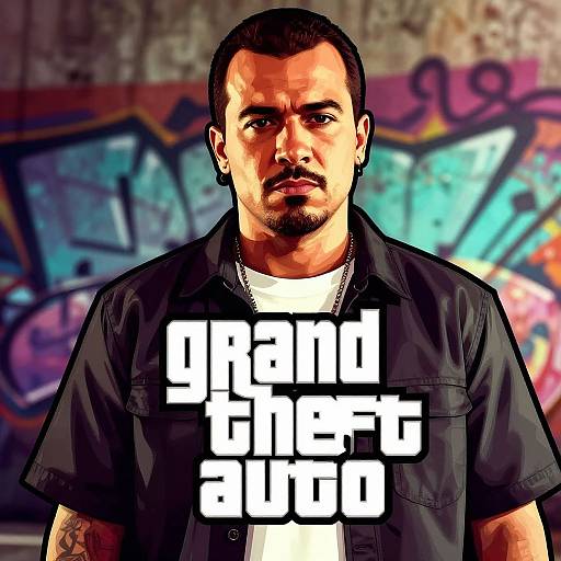 GTA Style Edgy Character Portrait