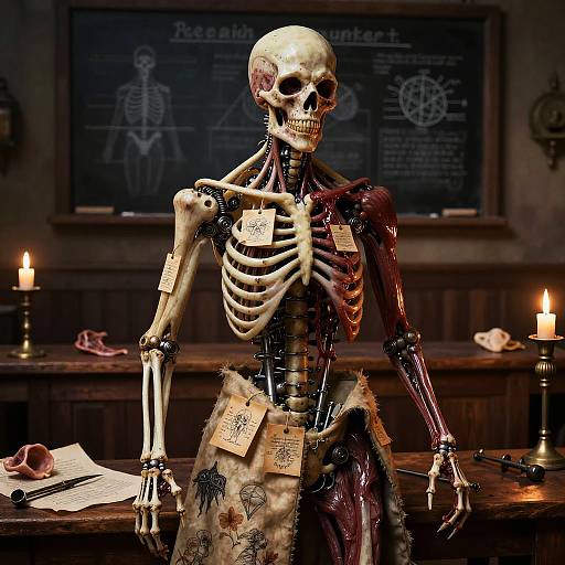 Anatomical Tutor Revenant in Chiaroscuro