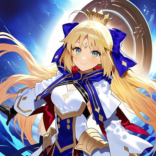 Illustration of Artoria caster (third ascension) (fate), fate/grand order in the style of Mizuryu kei