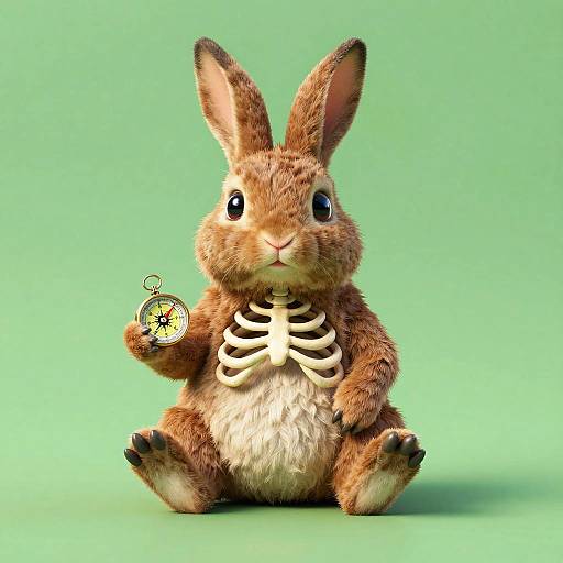 Anthropomorphic Platypus with Compass