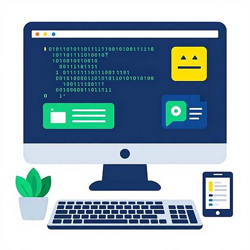 Colorful Web Development Vector Design