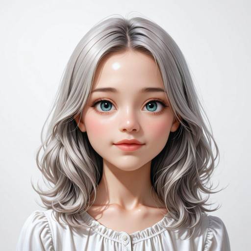 Whimsical Caricature of a Cheerful Child