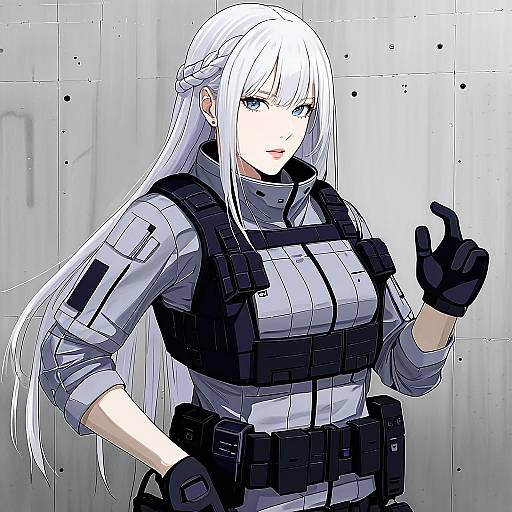 Illustration of Ak-15 (girls' frontline), girls' frontline in the style of Michihasu