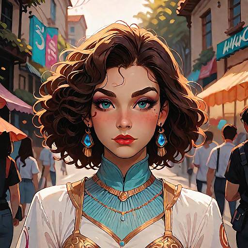 Zendaya Refined Street Portrait