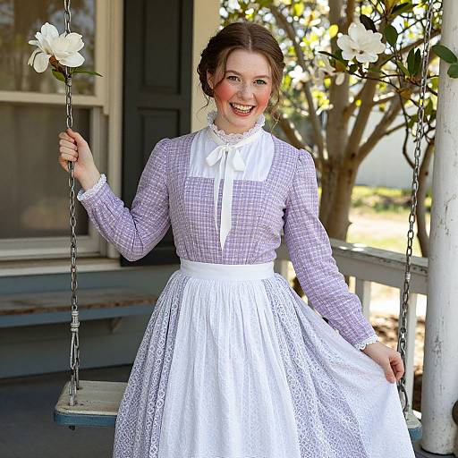 Southern Belle in Vintage Countryside Charm