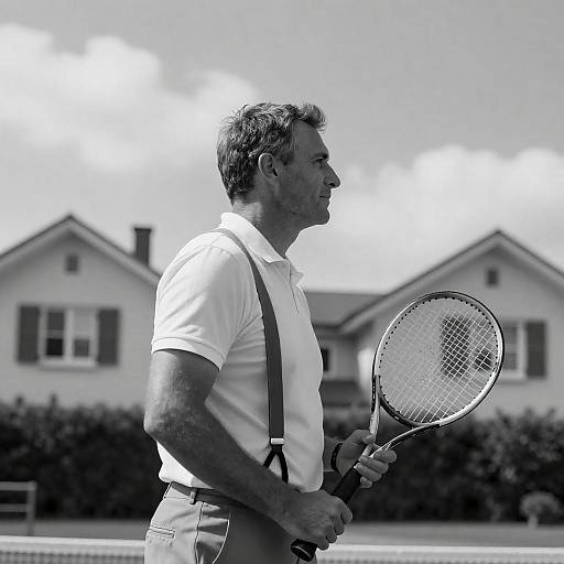 Classic Profile of a Tennis Player