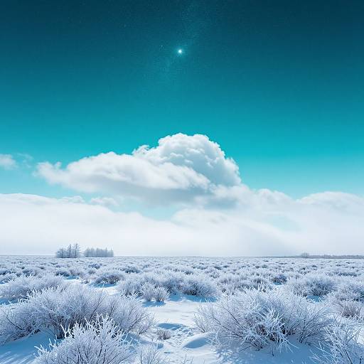 Mesmerizing Celestial Landscape at Dawn