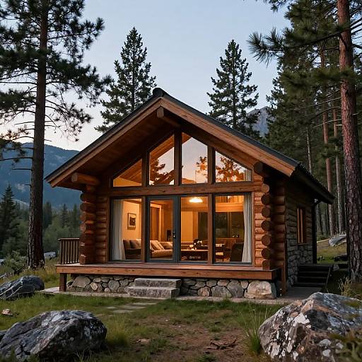 Cozy Rustic Log Cabin in Pines