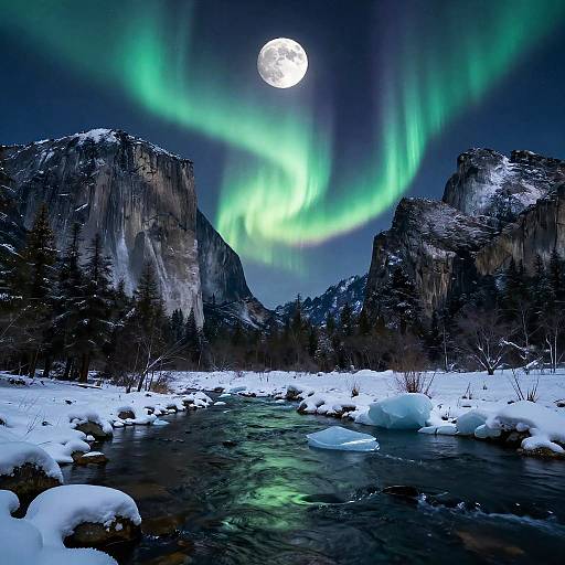 Dreamy Nightscape of Yosemite's Wonders