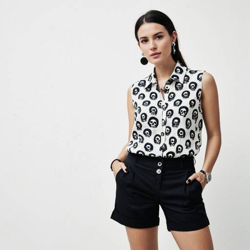 Modern Eclectic Fashion with Dark Prints