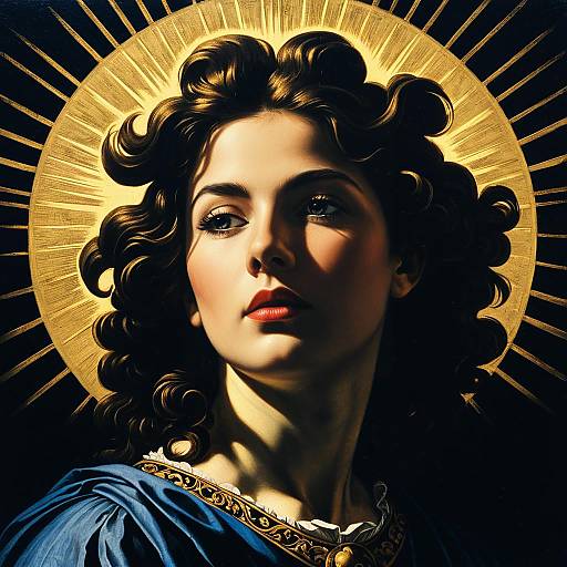 Baroque Sunrise with Spiritual Eyes