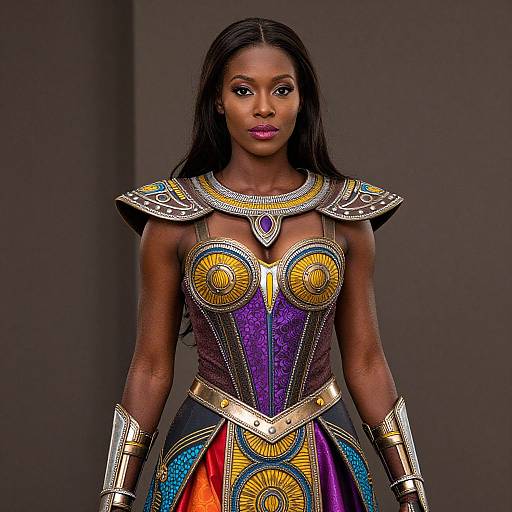 Intricate Dora Milaje Warrior Costume