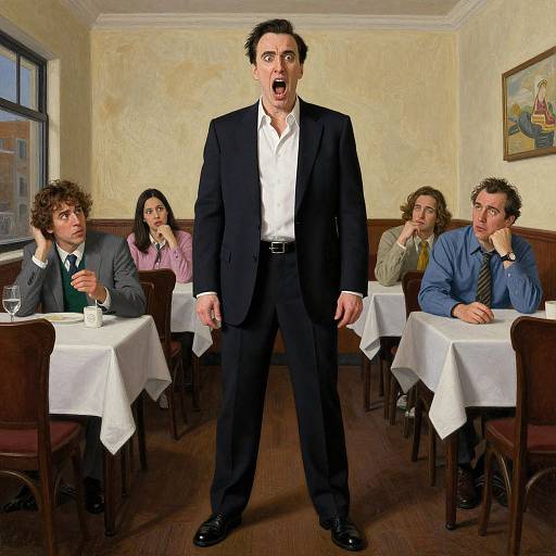 Nicholas Cage Screaming Portrait