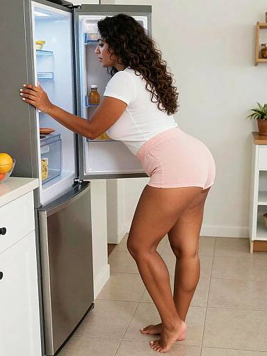 Casual Home Scene with Woman