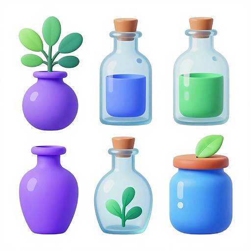 Chemtech Style 2D Pot Assets