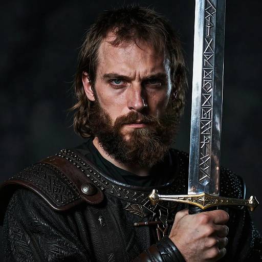 Medieval Warrior Stepan Portrait