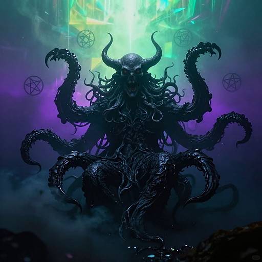 Cthulhu Rising with Prism Lighting