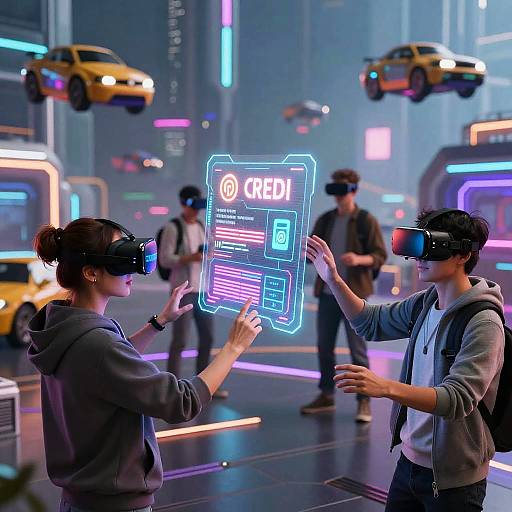 Sci-Fi Virtual Credit Exchange