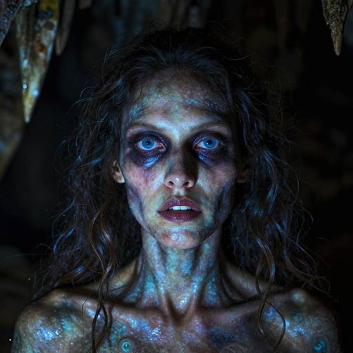 Bio-luminescent Surreal Cave Dweller