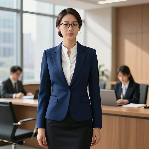 Confident Modern Female Lawyer Outfit