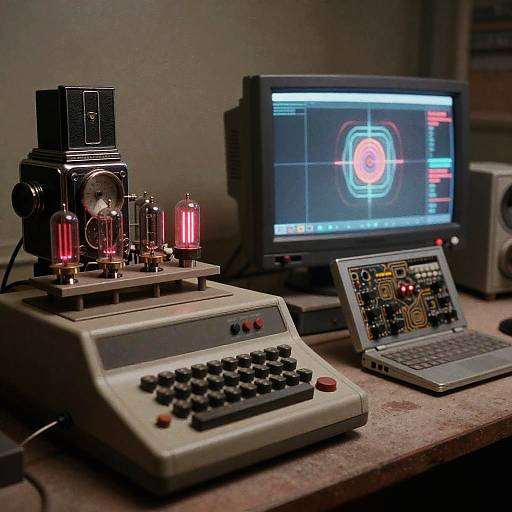 1950s Retrofuturism Sci-Fi Tech