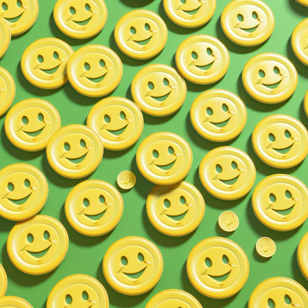 Whimsical Smiley Face Chip Designs