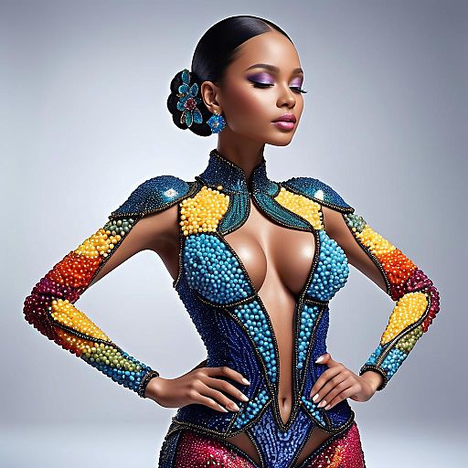 Artistic Beauty in Caviar Adornments