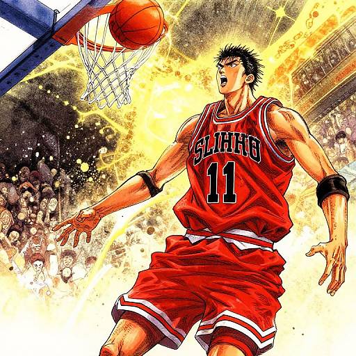 Chocolate Orange Slam Dunk Ink Art