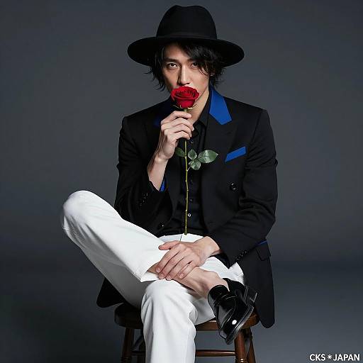 Elegant Portrait of an Asian Man