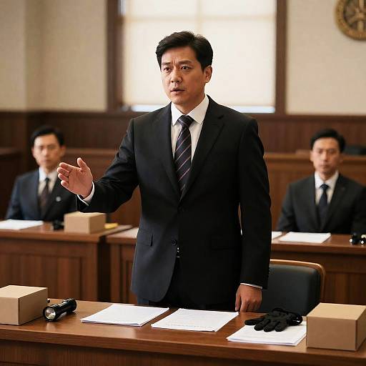 Courtroom Moment: A Serious Gesture