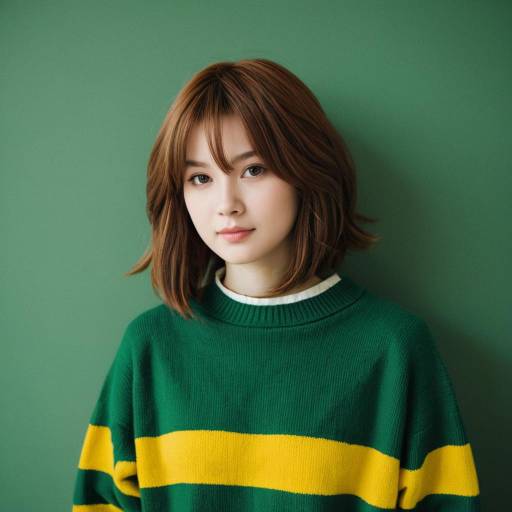 Simple Green Sweater Cosplay Design