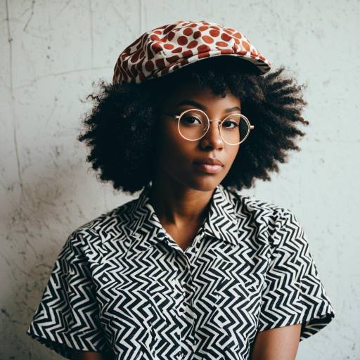 Portrait of Woman Wearing 90s Style Outfit