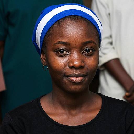 Captivating Portrait of a Young Black Woman