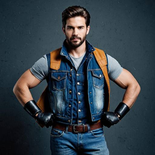 Realistic Male Superhero Costume Design