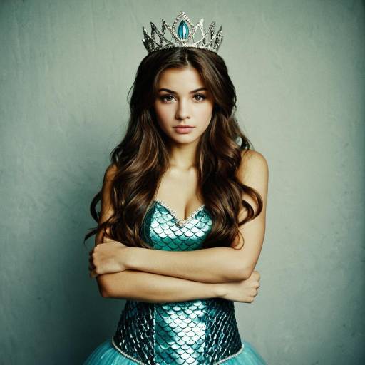 Elegant Mermaid Princess Costume for Girls
